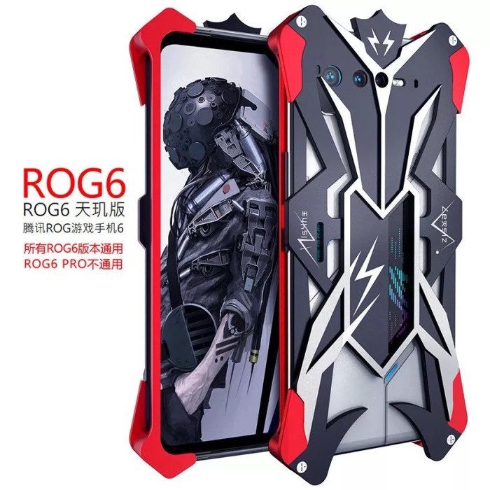 [Original] Ori Hardcase Asus Rog Phone 6 Zimon Case Metal Aluminium Berkualitas