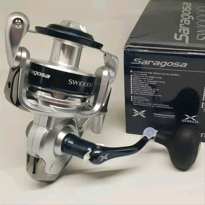 ✨Ori Reel Spinning Shimano Saragosa Sw 10000 Power Handle Original Best Bisa Sameday