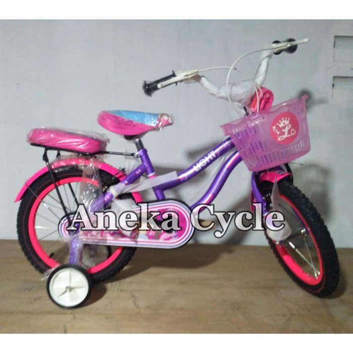 ✨Ori Sepeda Anak Perempuan Wimcycle 16 Light Bisa Sameday