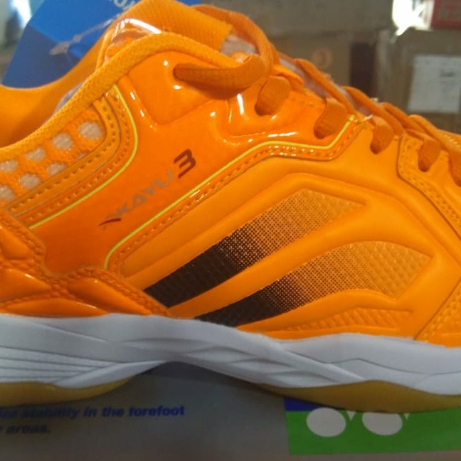 [New Ori] Sepatu Badminton Yonex Akayu 3 Orange Bisa Gojek