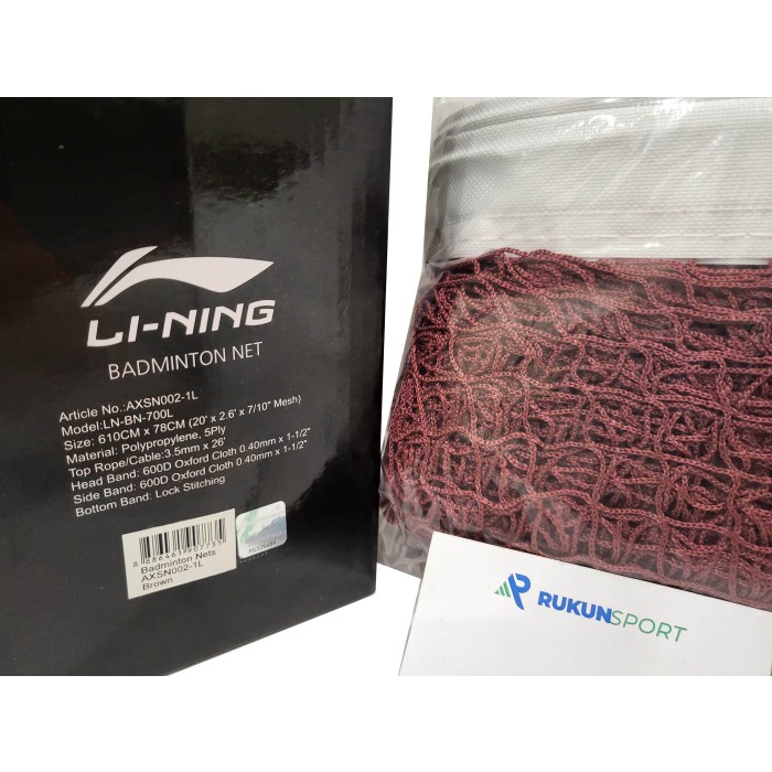 [Best Seller] Net Badminton Lining Ln Bn 700 L Long Brown Bisa Sameday