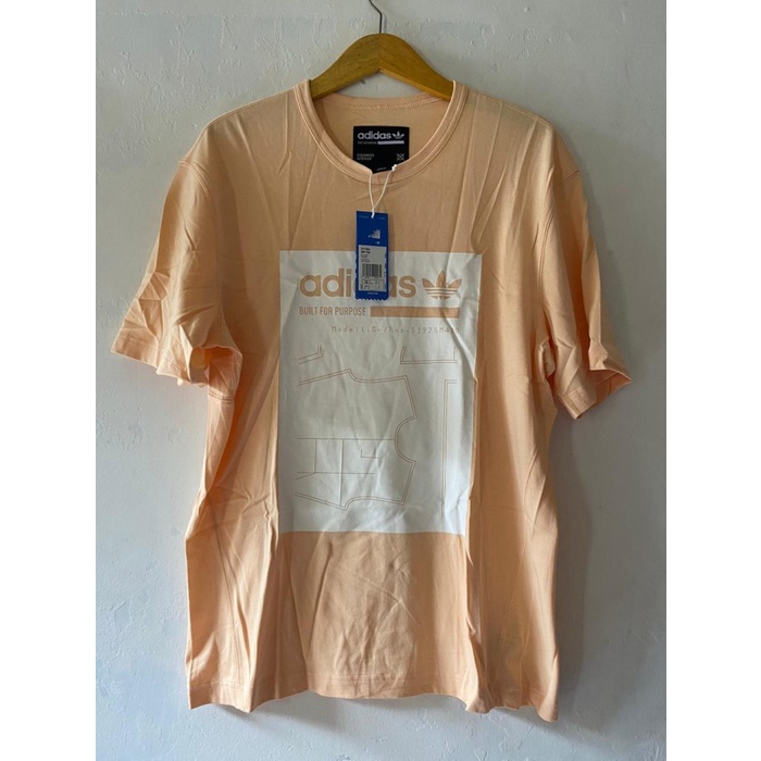 [New] Kaos Adidas Kaval Graphic Tee Orange Original Bisa Sameday