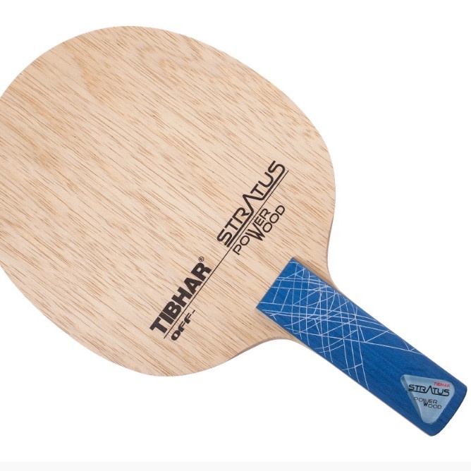 ✨New Ori Kayu Bat Bet Tenis Meja Pingpong Tibhar Stratus Power Wood Berkualitas