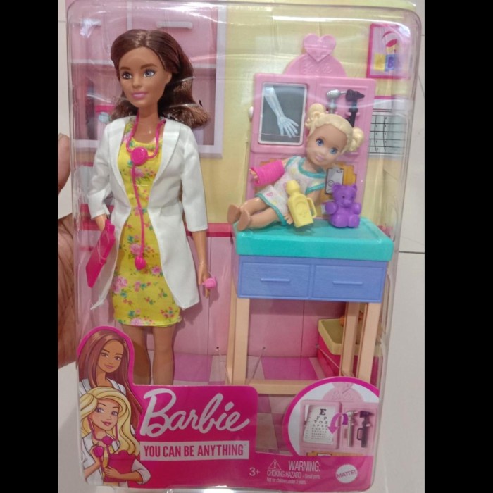 ✅New Ori Boneka Barbie Profesi Dokter Mata Dokter Anak Original Mattel Terbaru