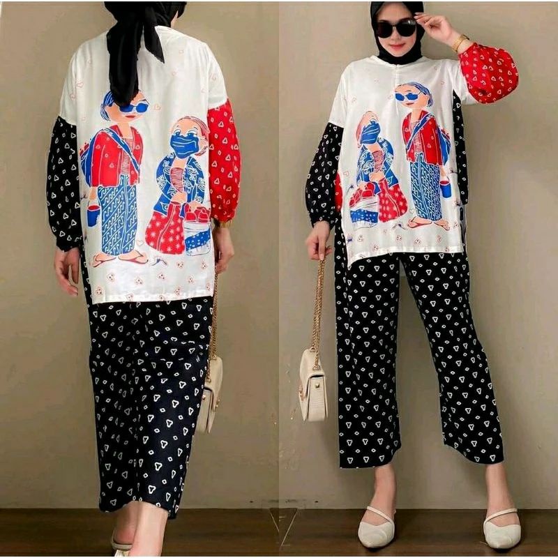 ONE SET TEJO MBOK JAMU GENDONG SEMERBAK BATIK ORI PART 3