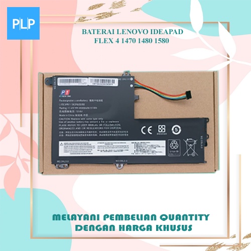 BATERAI LENOVO Ideapad FLEX 4 1470 1480 1580 YOGA 510