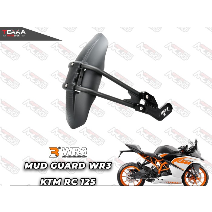 [New Ori] Mudguard Wr3 / Spakbor Belakang Wr3 Ktm Rc 125 Berkualitas