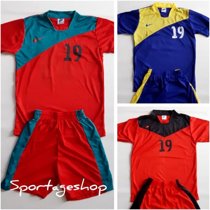 Sale Now Baju Jersey Kaos Tim Team Anak Setelan Bola Set Isi 18 Murah Original