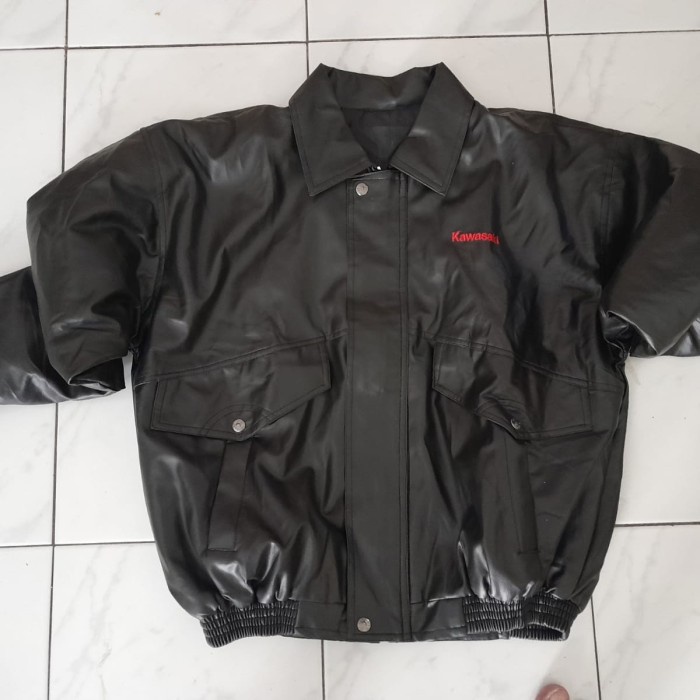 [Baru] Jaket Kulit Bawaan Diler Kawasaki Ninja 2 Tak Langka Terbaru