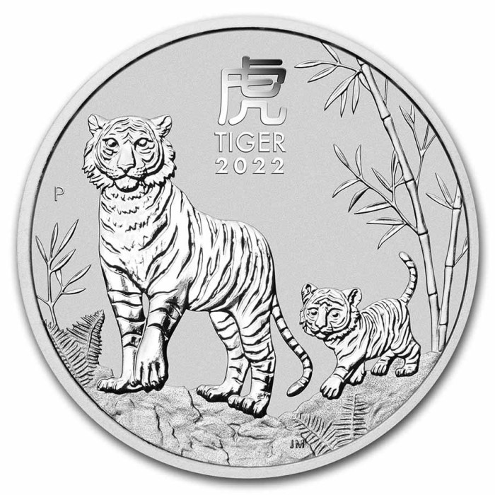 [Baru] Koin Perak Lunar Tiger 2 Oz Silver Coin Australia Shio Macan Motor Bisa Gojek