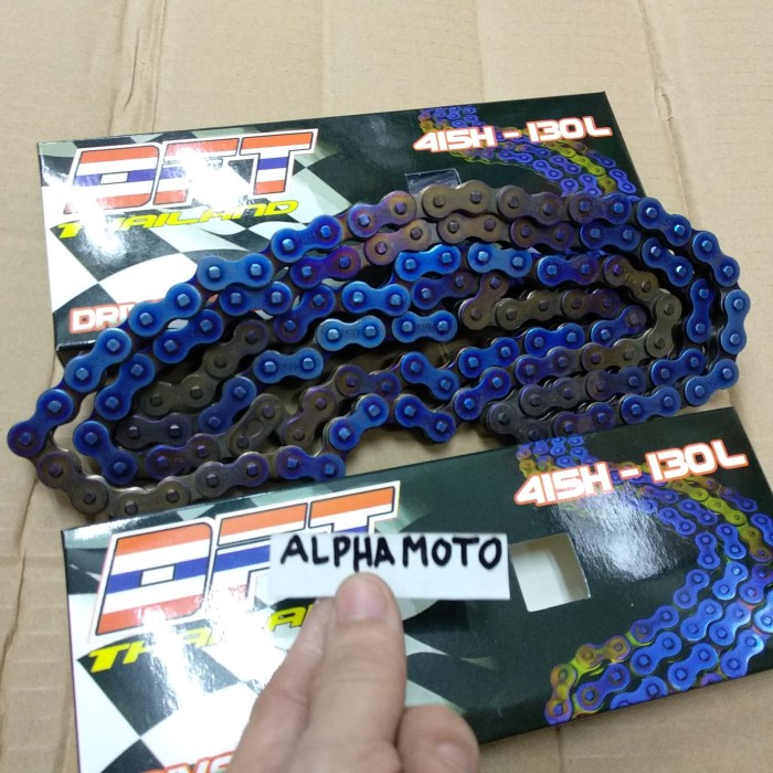 ✨New Ori Rantai Dft Blue Gold Two Tone Rainbow Tipis 415 Warna Limited