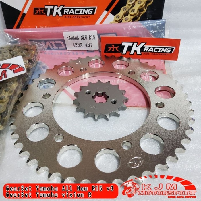 ✨Ori Gear Set Tk Racing Yamaha Vixion R Diskon