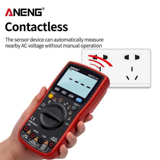 Aneng Digital Multimeter Voltage Tester - An870