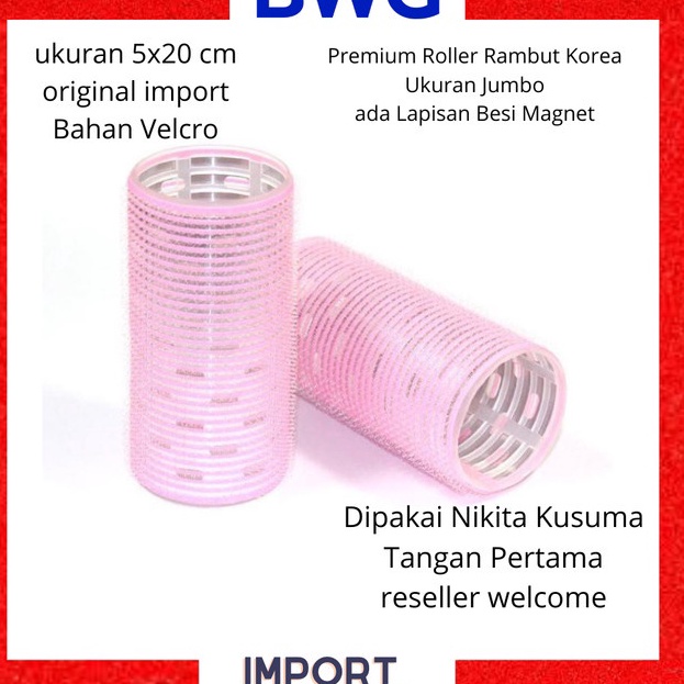 Terlaris Roll Rambut Korea Rol Rambut Besar ukuran Jumbo Hair Curler Poni