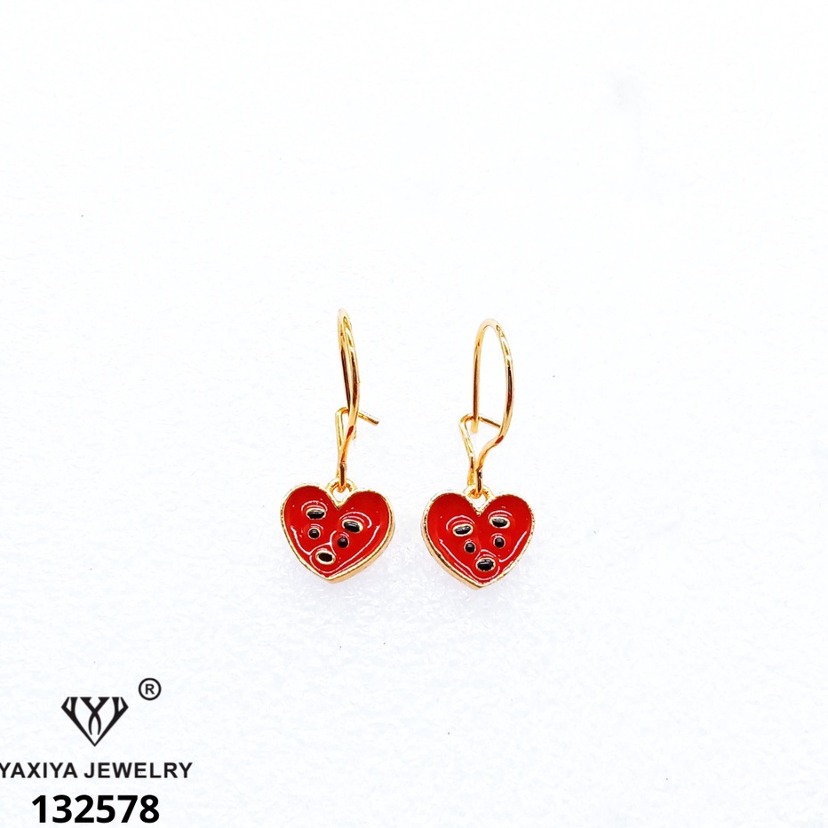 [R♛64(O Yaxiya Anting Anak BT 21 Karakter Perhiasan Lapis Emas 18K 431 G-61