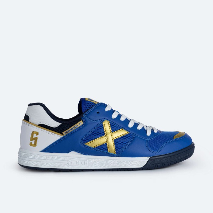 SEPATU FUTSAL X MUNICH CONTINENTAL V2 45 - BLUE WHITE