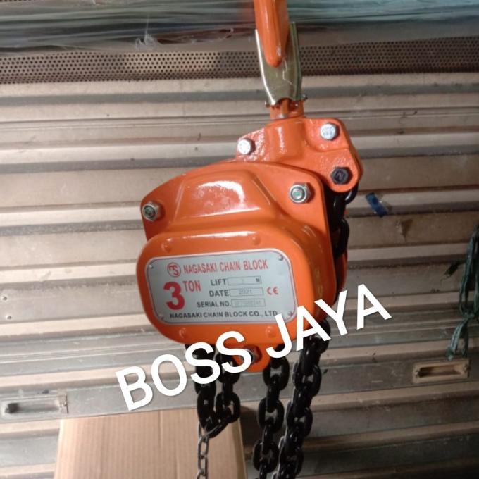 Takel - Chain Block - Katrol 3 Ton X 3 Meter Nagasaki
