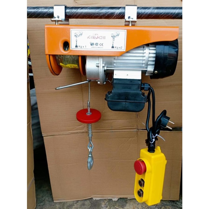 Electric Hoist Mini Hoist Katrol Listrik Katrol Kobachi 125 / 250 Kg