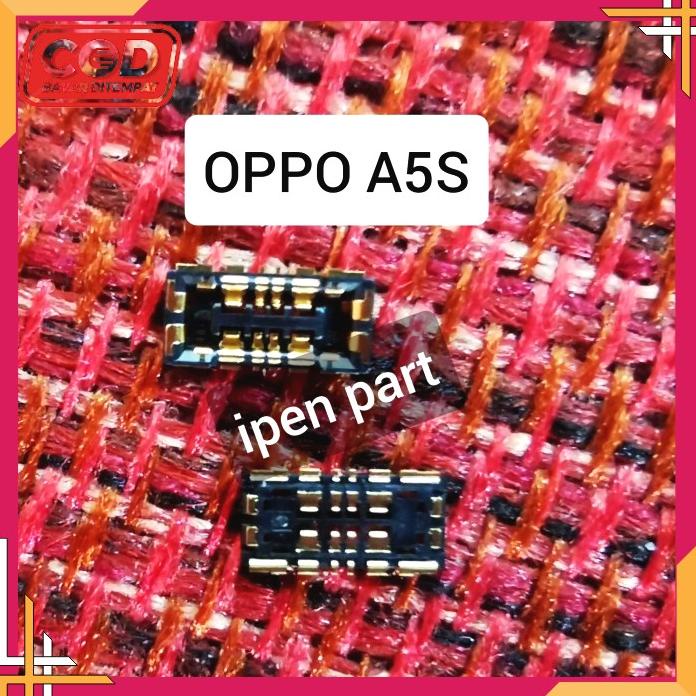 Konektor Baterai A5S Oppo Original Battery Connector Socket