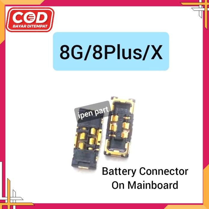 Konektor Baterai Iphone X 8 Plus Original Connector Battery Di Mesin