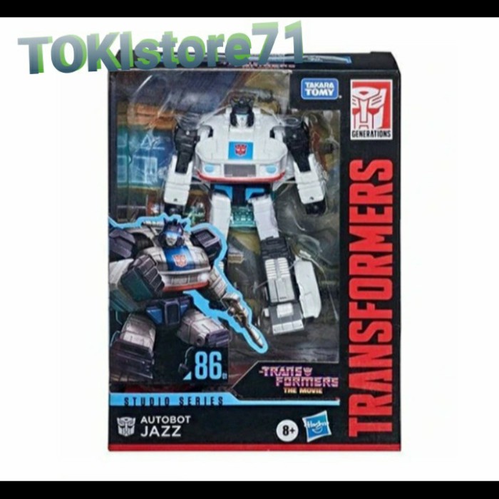 ✨New Ori Transformers Studio Series 86-01 Autobot Jazz - Deluxe Berkualitas