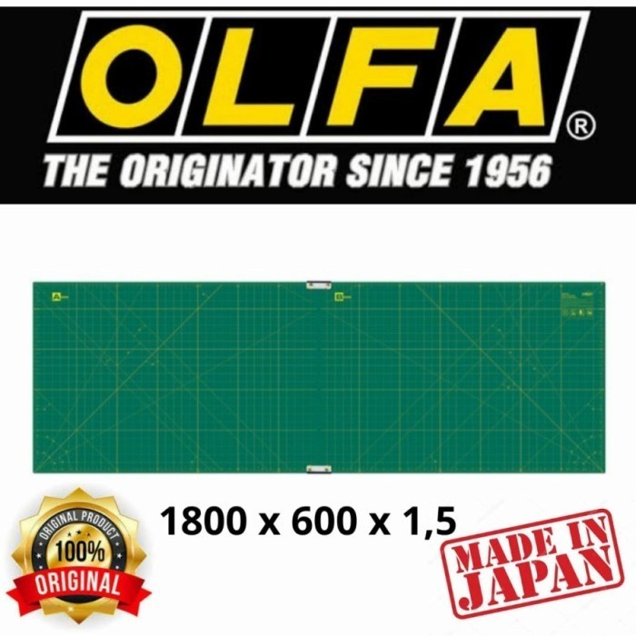 

✨Sale Matras Alas Pemotong 1800 X 600 Cm Cutting Mat Rm-Clip/2 Olfa Terbatas