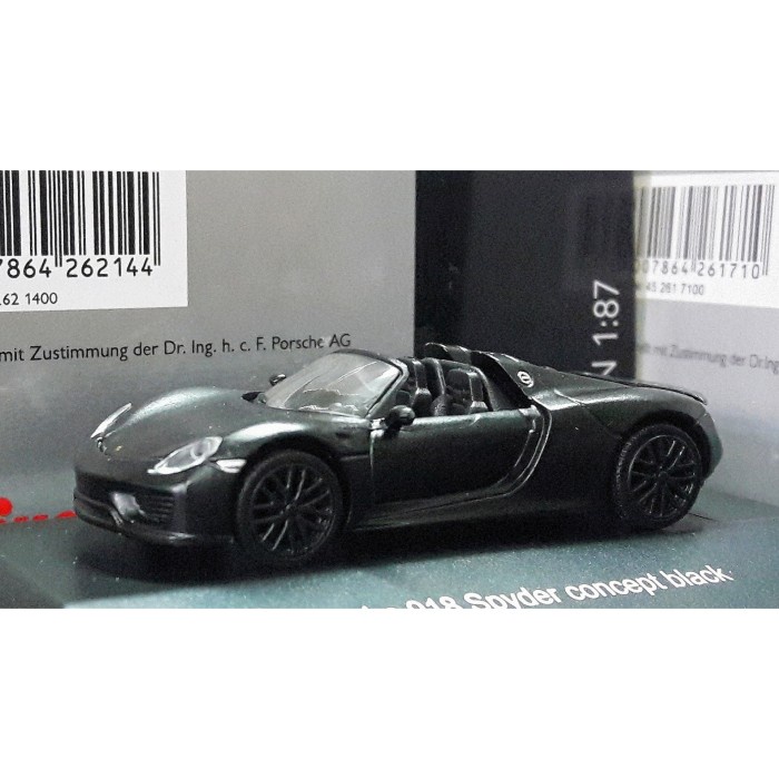 ✅New 1/87 Schuco Porsche 918 Spyder Black Diskon