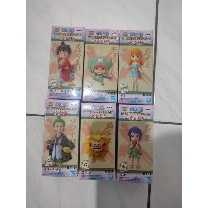 ✨New Ori Wcf One Piece Wano Wanokuni Vol 1 Ori New Set 6 Bisa Gojek