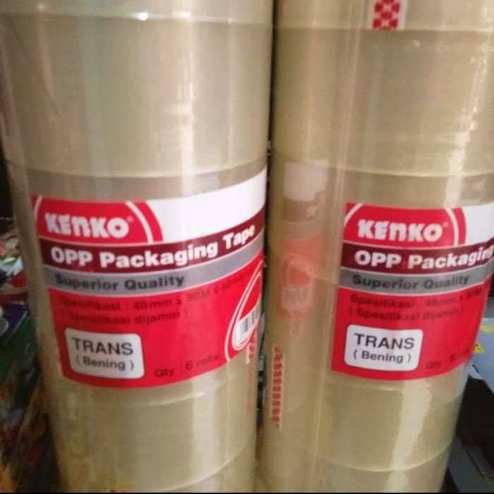 

✨Sale Lakban Kenko Bening 48 Mm Ukuran 2 Ins Daya Lekat Kuat Bisa Sameday