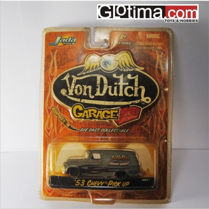 ✅COD Jada Toys 53 Chevy Pickup Von Dutch Garage Suburban Error Card Bisa Gojek
