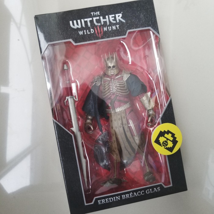 ✅COD Mcfarlane The Witcher Wild Hunt Eredin Breacc Glass Figure Limited