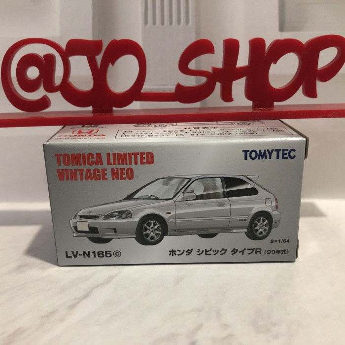 ✅COD Tomica Tlvn 165C Honda Civic Type R 99 White Limited
