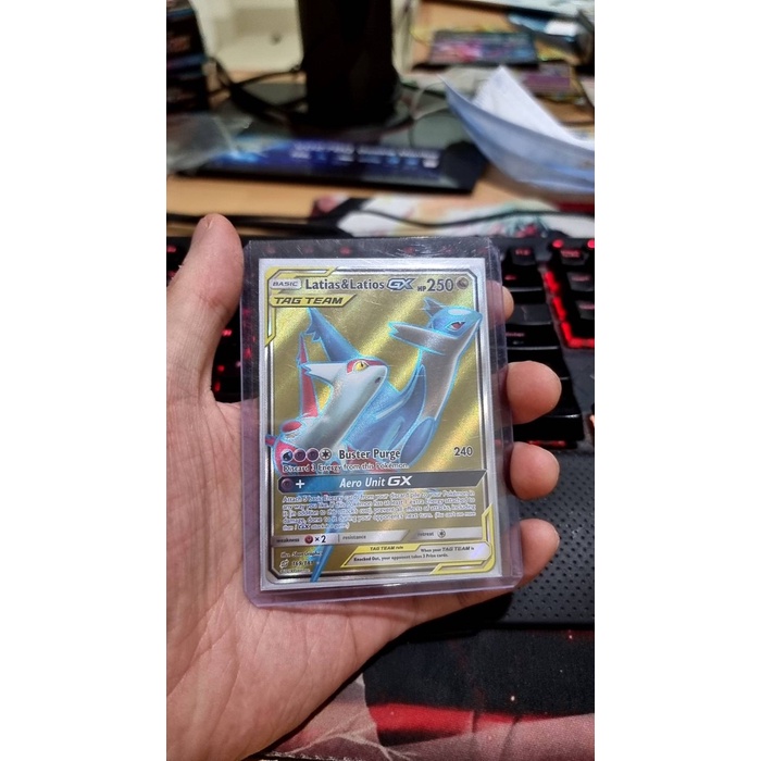 ✨Baru Latias  Latios Gx - 169/181 - Full Art Ultra Rare Sun  Moon: Team Up Diskon