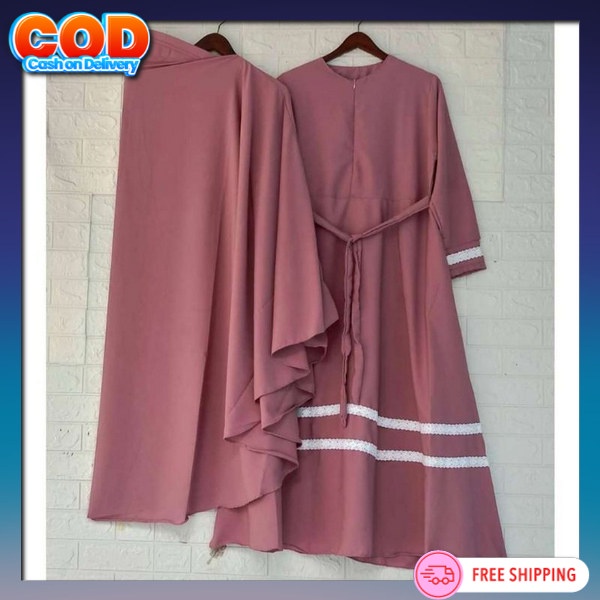 Gmis Wanits Remaja Satu Stel Ganis Wanuta Baju Qanita Terbaru 2024 Kekinian Original Mewah Stln Game