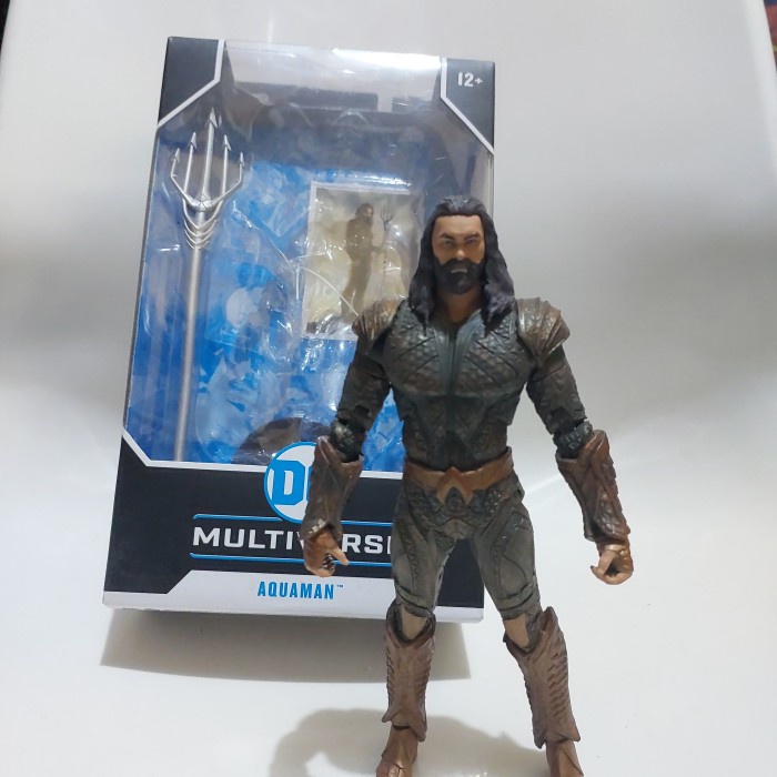 ❤️NEW❤️ Mcfarlane Dc Multiverse Aquaman Bib Jason Momoa Justice League Berkualitas