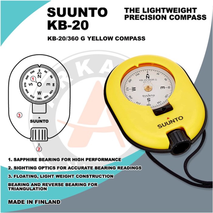 Kompas Compass Suunto Kb20 Kb 20 Original Promo Terbaru Kompas
