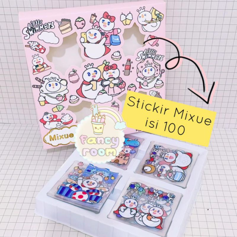 

Sticker Mixue isi 100 lembar --BA97