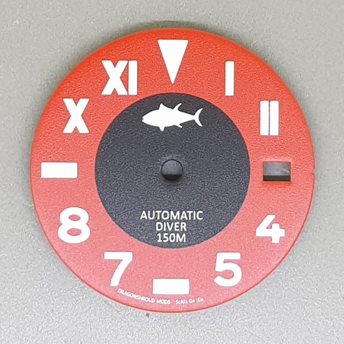 ✅Ori Dragonshroud 7002 California Dial Red  Black Mod For Seiko Watches Terbaru