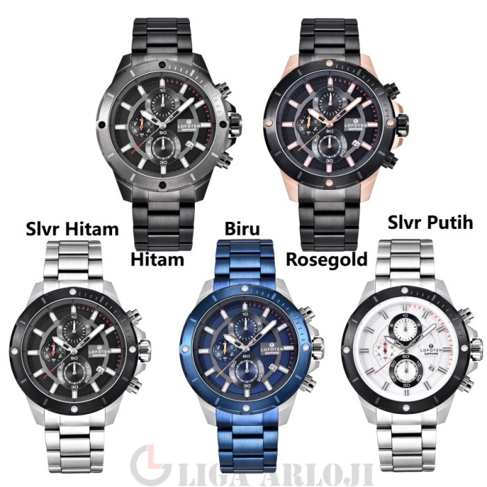 ✅Ori Jam Tangan Lofoten Watch - Sapphire - F-6509Mc - Chronograph Berkualitas