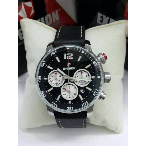 ✅Termurah Jam Tangan Jam Tangan Expedition E6685 Silver Black. Garansi Resmi Terbaru