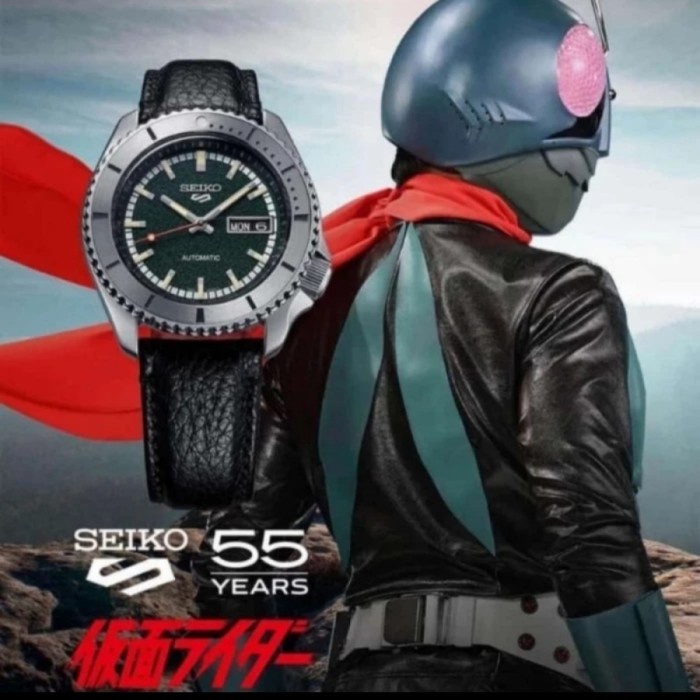 ✅Ori Seiko 5 Sports Srpj91 K1 Seiko Srpj91 Masked Rider Limited Edition Terbaru
