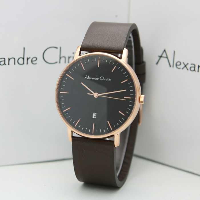 ✅Ori Alexandre Christie Ac 8420 / Ac 8420Md Rosegold Black OriginalGaransi Bisa Gojek