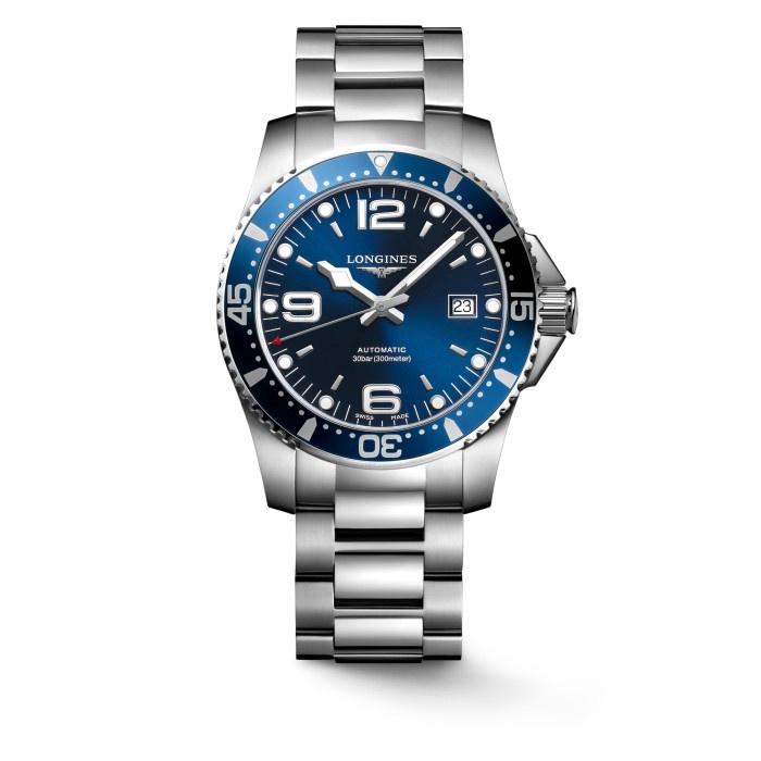 ✅Ori Longines Hydroconquest L37424966 Automatic Blue Dial 41Mm Bisa Gojek