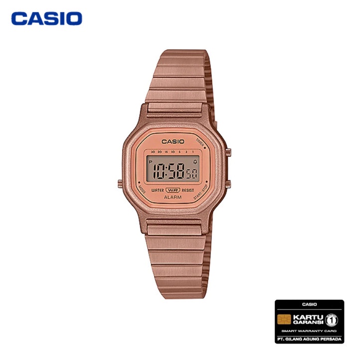 ✅New Ori Jam Tangan Wanita Casio La-11Wr-5A Original - La11Wr Rosegold Bisa Sameday