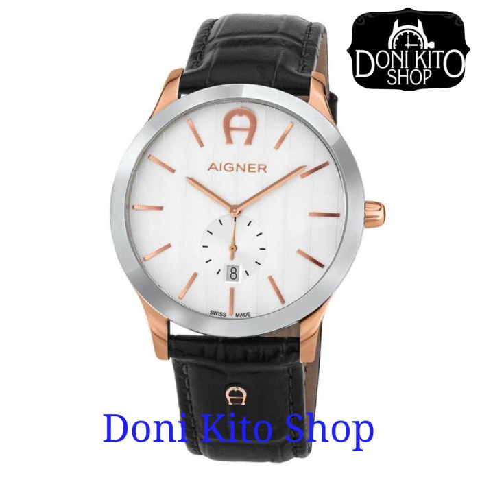 ✅Ori Jam Tangan Pria Original Aigner Treviso A44113 Swiss Made Bisa Sameday