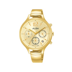 ✅New Jam Tangan Wanita Original Alba Gold Casio At3E98 At3E98X1 Ladies Terbatas