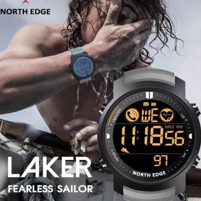 North Edge Laker Northedge Laker Not Mars Apache Jam Tangan Digital