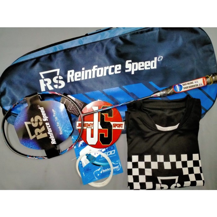 [New Ori] Raket Badminton - Bulutangkis Rs Iso Power 222Evo Bonus Tas Kaos Senar Terbaru
