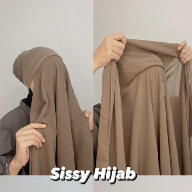 Berkualitas Sissy Hijab Segitiga Ceruti Iner ,.