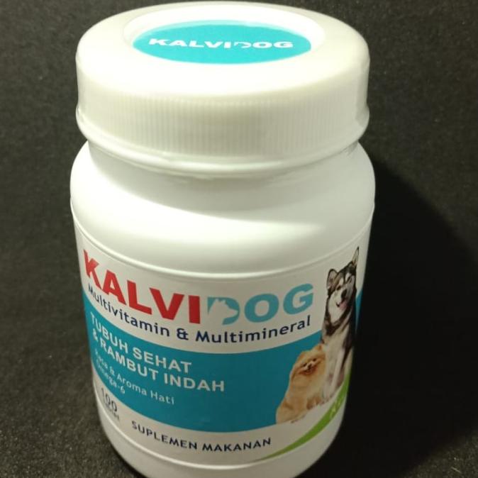 kalvidog vitamin anjing 100 tablet
